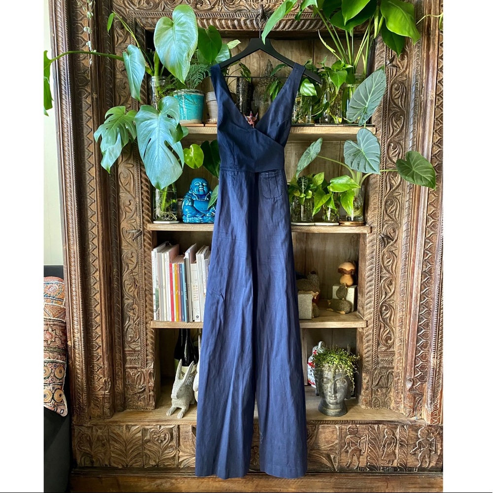 Chino by Anthropologie jumpsuit- navy blue